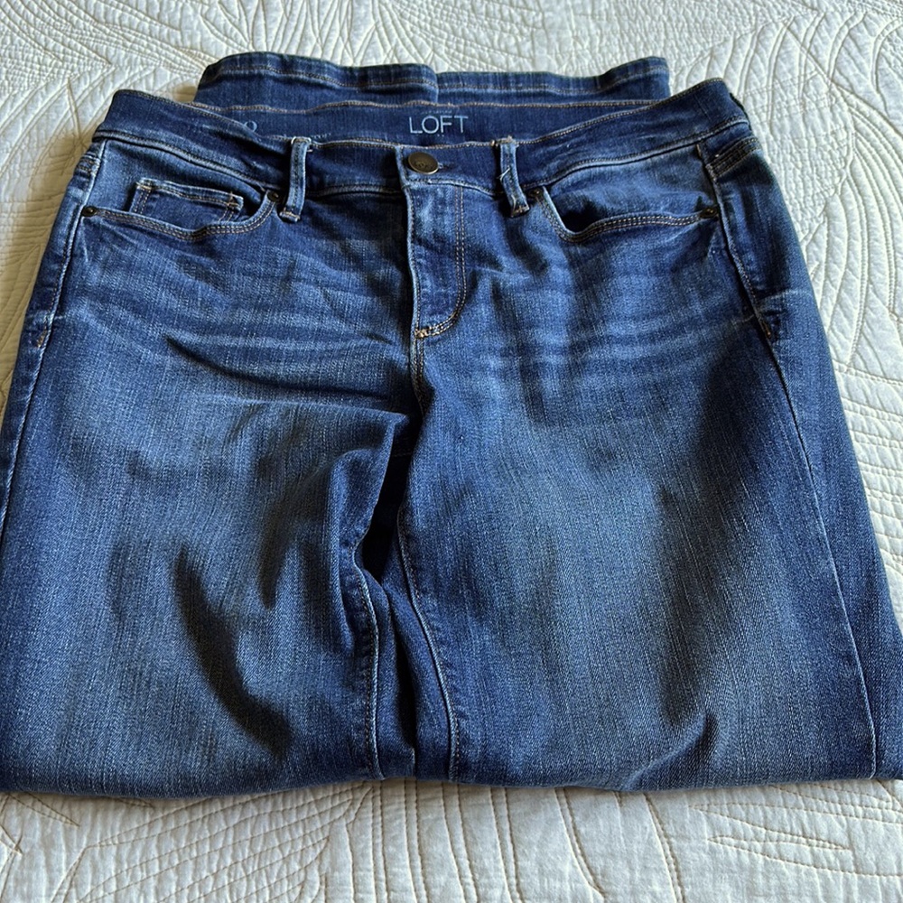 Loft Jeans~Modern Crop Size 8. Excellent Condition